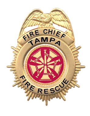 FIRE CHIEF - WALLET BADGE